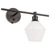 Rochester 1 Light Wall Sconce in Black