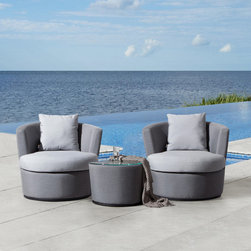 TRIBE Outdoor Balcony Suite - Outdoor Lounge Sets