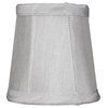 Stretch Clip-On Candlelabra Clip-On Lamp Shade, Gray