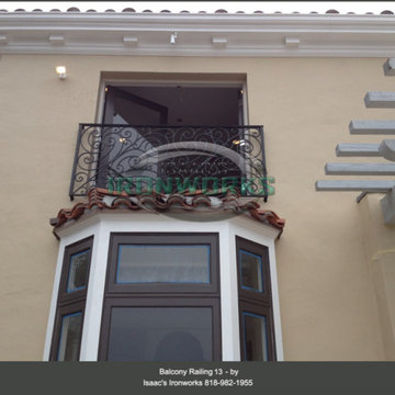 Balcony Railings (Juliet Balcony) Custom Made by Isaac's Ironworks