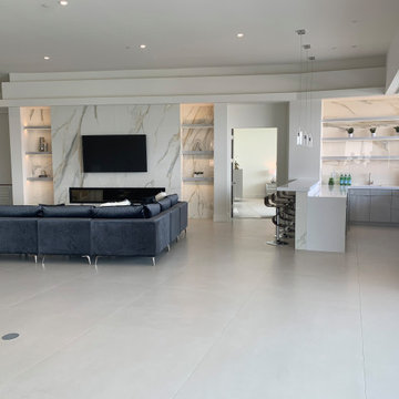 Custom Cabinets: Custom Bar & Entertainment Center - MacDonald Highlands