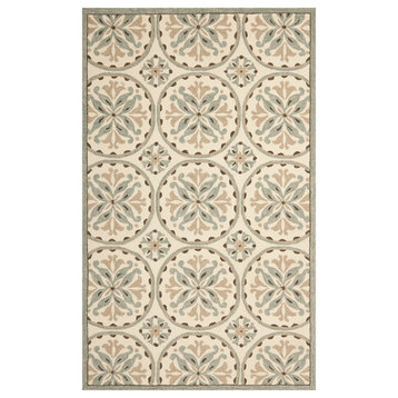 Safavieh Four Seasons Collection FRS218 Rug, Green/Brown, 2'3"x3'9"
