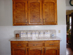 Update your kitchen back splash tile with bead board * Hip & Humble Style
