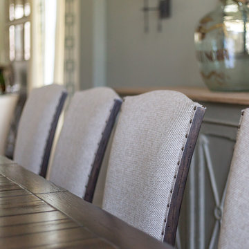Double Arched Mirrors Dining Room