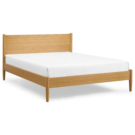 Ria Queen Platform Bed, Caramelized