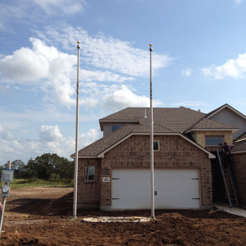 Residential Flagpole Installations