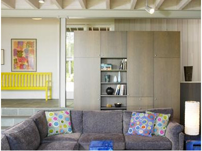 Contemporary Family Room by Billinkoff Architecture PLLC