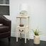 GDF Studio Noah Acacia Wood Accent Table With Bottom Drawer - Farmhouse ...
