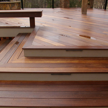 Batu Deck and Fireplace