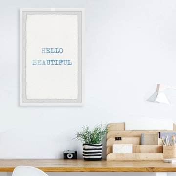 "Hello Beautiful II" Framed Painting Print