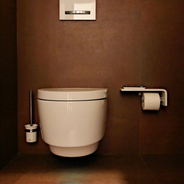 Modernisierung eines Gäste WC's - im Herzen von München - linke Seite