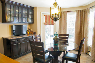 Inspiration for a timeless dining room remodel in Other