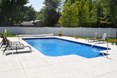 Inground with patio furniture