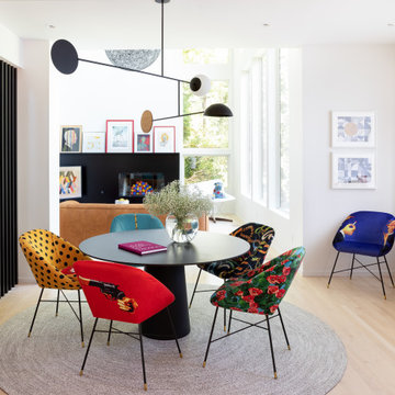 Color-blocked House: Dining Room