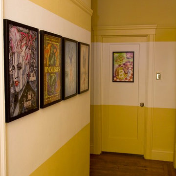 San Francisco Striped, Eclectic Hallway