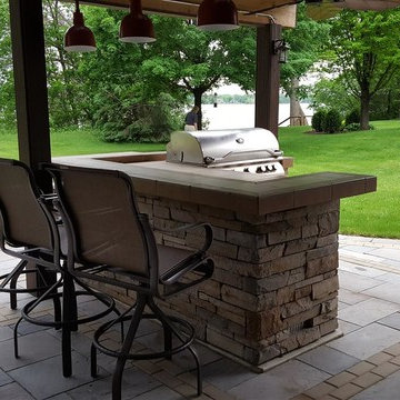 Cannon Lake Firepit Patio & Outdoor Kitchen