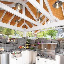outside