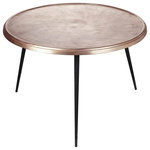 PARLANE - Rose Gold Side Table - Sleek and modern this gorgeous side table is a contemporary update for any room in your home.