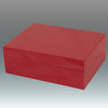 Wood Box, Red, 8"