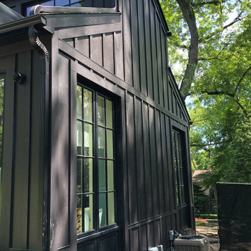 Siding Installation - James Hardie Board and Batten in Midnight Black
