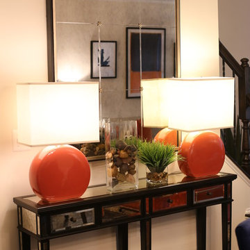 Bachelor Residence with Navy & Orange- Rose T. Bien-Aime