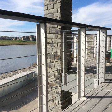 Deck Stainless steel cable railing