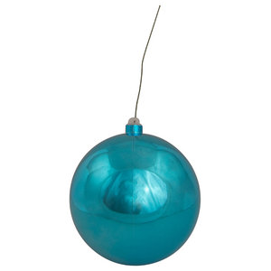 8 Queens of Christmas 200MM 8 Matte Silver Ball Wire UV Coated Ornament