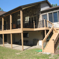 Black Picket Railing - Home Fencing And Gates
