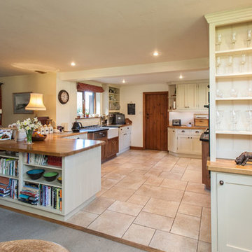 Traditional kitchen in a barn conversion