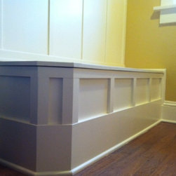 Built-in Craftsman Benches - Dining Benches