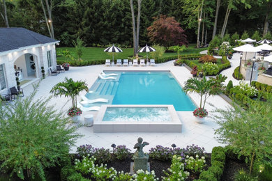 Example of a trendy pool design in New York