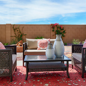 Coral model home in Arizona
