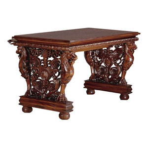 Unicorn Drop Front Writing Desk Traditional Desks And Hutches