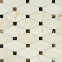 Valencia Blend Elongated Octagon - Mosaic Tile