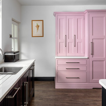 Pink Shaker Kitchen