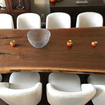 Walnut Book Matched Table #466