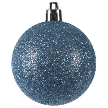 Vickerman N590629DG 2.4" Periwinkle Glitter Ball, 24/Bag