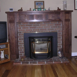 Walnut Mantel - Fireplace Mantels