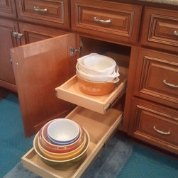 Pull Out Shelves for Base Kitchen Cabinets - Kitchen Drawer Organizers