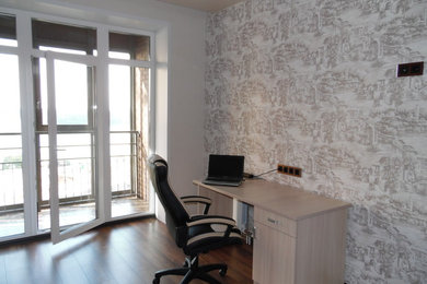 Пример оригинального дизайна: кабинет в современном стиле