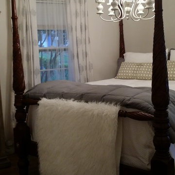 Fresh Look for Tiny Master Bedroom | Marietta, GA