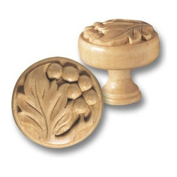 Vineyard Knobs Cherry 4cd, 1-1/2 in. Diameter - Kitchen Cabinetry