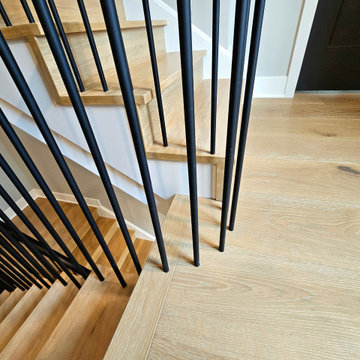 Project #115 | Staircase with Continuous Rail System Without Newels