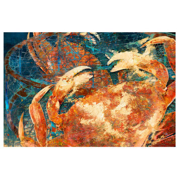 Lisa Sofia Robinson "Crab Feed" Painting Art Print, 12"x18"