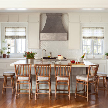 A kitchen designed for entertaining and cooking.