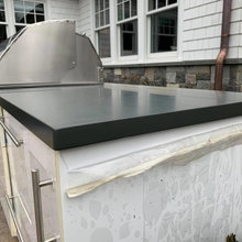 Grey Slate Countertops Modern Patio New York By Garden