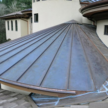 Turret top water profing detail