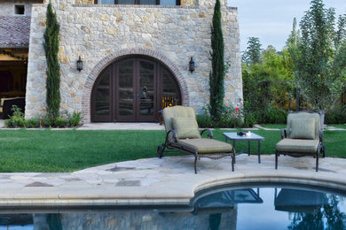Example of a classic exterior home design in Orange County