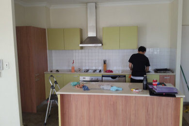 Inspiration for a modern home design in Brisbane.