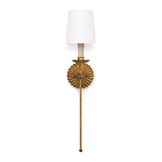 Clove Sconce, Single, Antique Gold Leaf